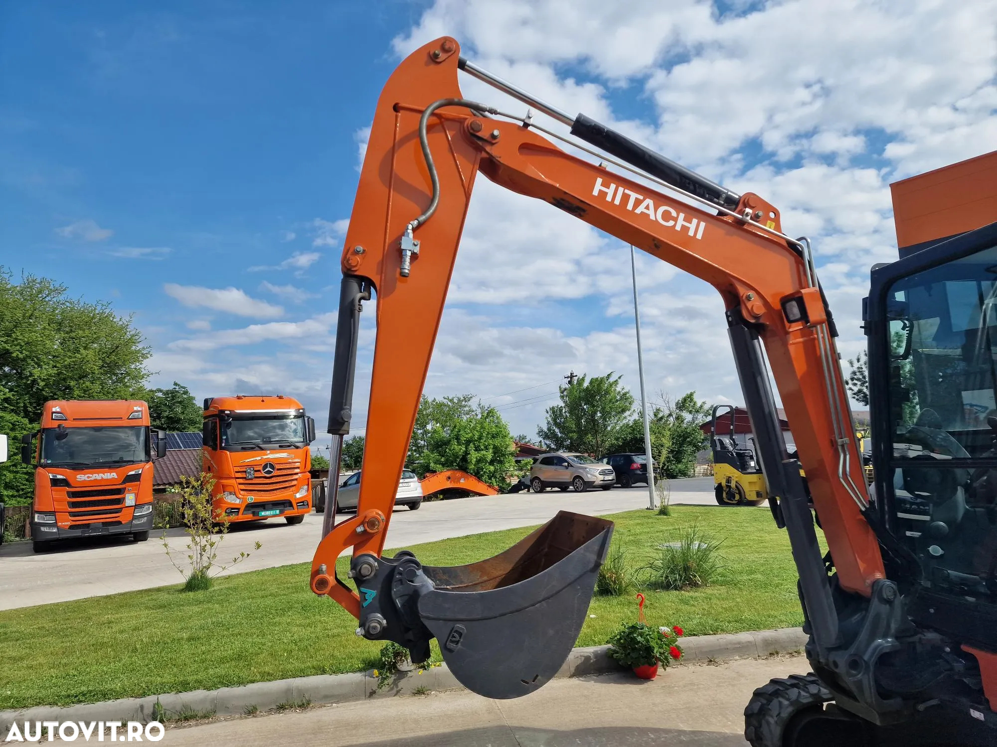 Hitachi ZX38, 2021, 1.376h, CUPLA RAPIDA+3 CUPE, 3,9tone, Ad sapare 4m, Inst picon, Aer conditionat, Senile 80% ok, produs in JAPONIA, posibilitate leasing 4 ani-PROMOTIE 36.900 EUR+Tva - 20