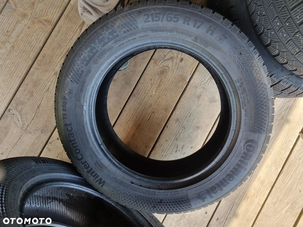 Opony CONTINENTAL WINTERC ONTACT TS 870P 215/65R17 2023r,7/6,2mm bdb stan - 10