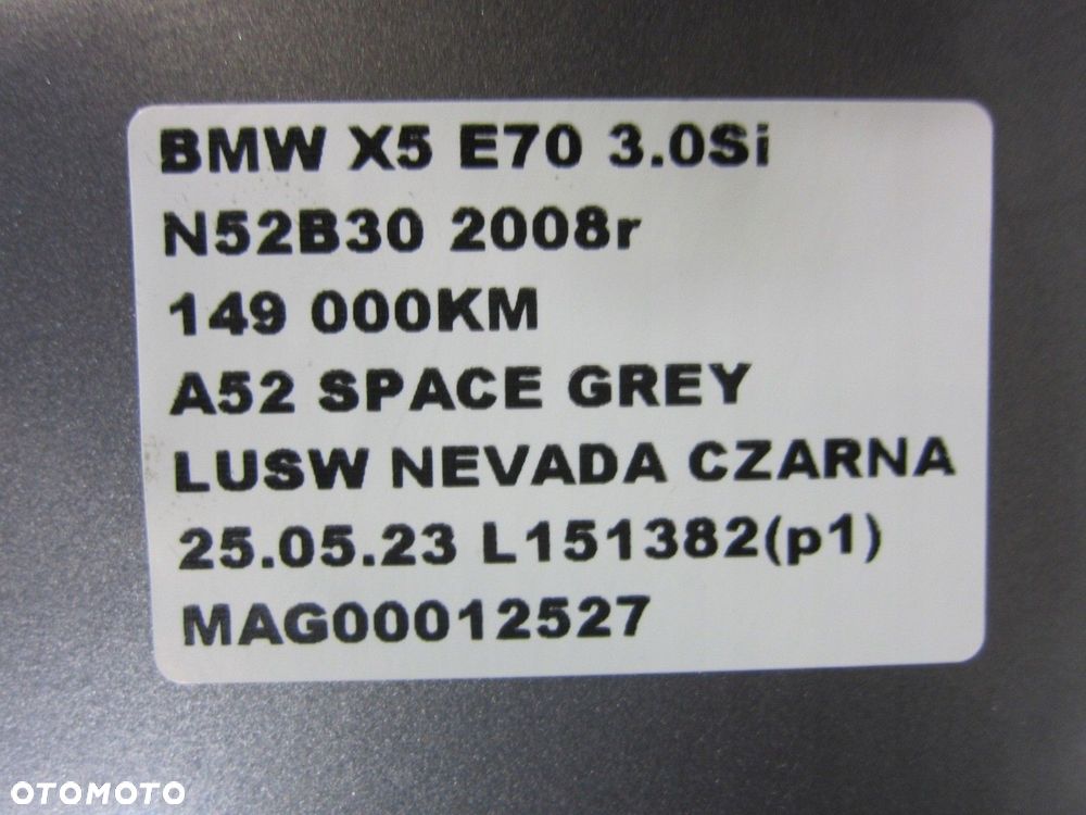 BMW X5 E70 DRZWI LEWY PRZÓD LEWE SPACE GREY A52 - 15