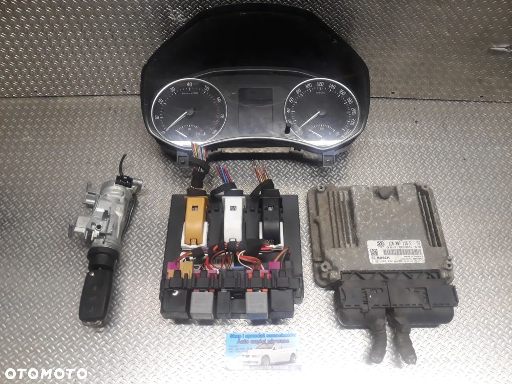 ZESTAW STARTOWY SKODA OCTAVIA II 1,8  TFSI  STEROWNIK 0261S04090  1Z0907115F - 1