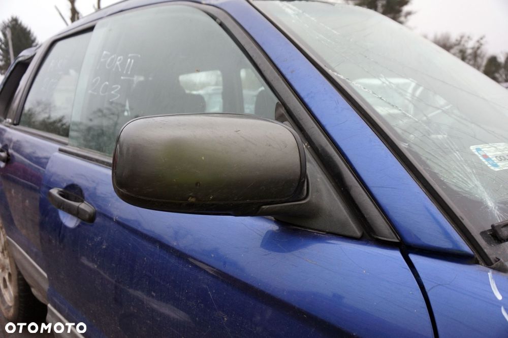 LUSTERKO ELEKTRYCZNE PRAWE FORESTER II SG 2C3 91031SA640 NIEBIESKI SUBARU 2002-2006 - 1