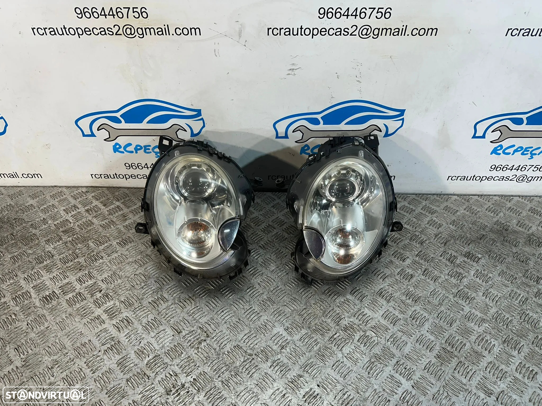 .Farois Oticas Xenon Originais Mini Cooper One R55 Clubman R56 R57 Cabrio R58 Coupe R59 Roadster 0301225673 0301225674 - 2