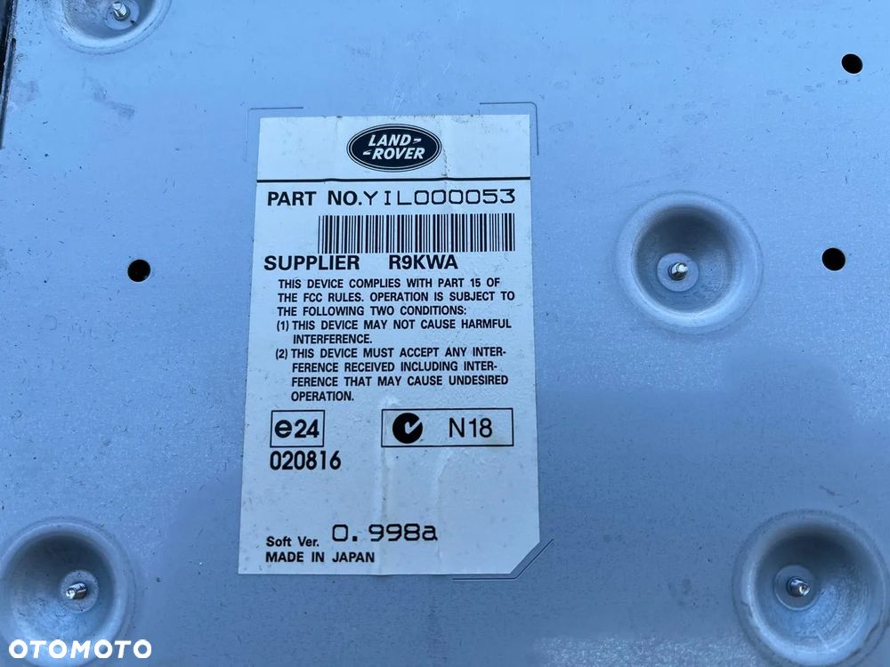 Moduł rozrywki tuner video YIL000053 RANGE ROVER LM L322 - 3