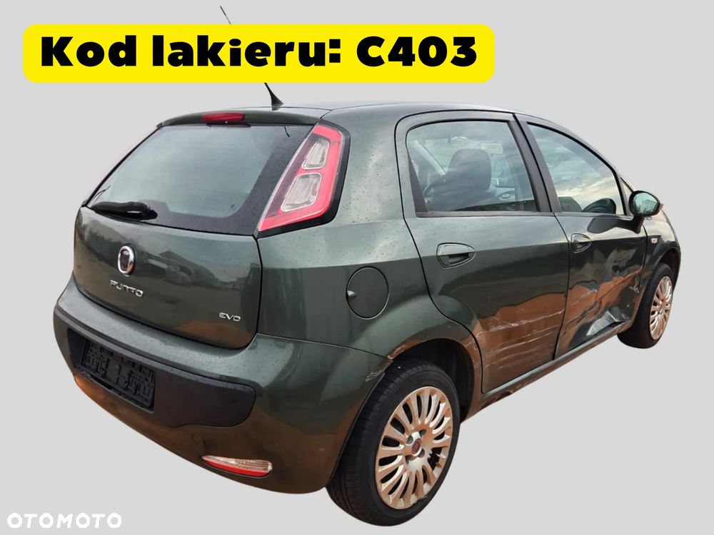 Fiat Punto Evo 2010 Silnik 1.4 8V (350A1000) 77 KM (57 kW) C403 Na części silnik, maska, zderzak, drzwi, klapa bagażnika, lampa - 2