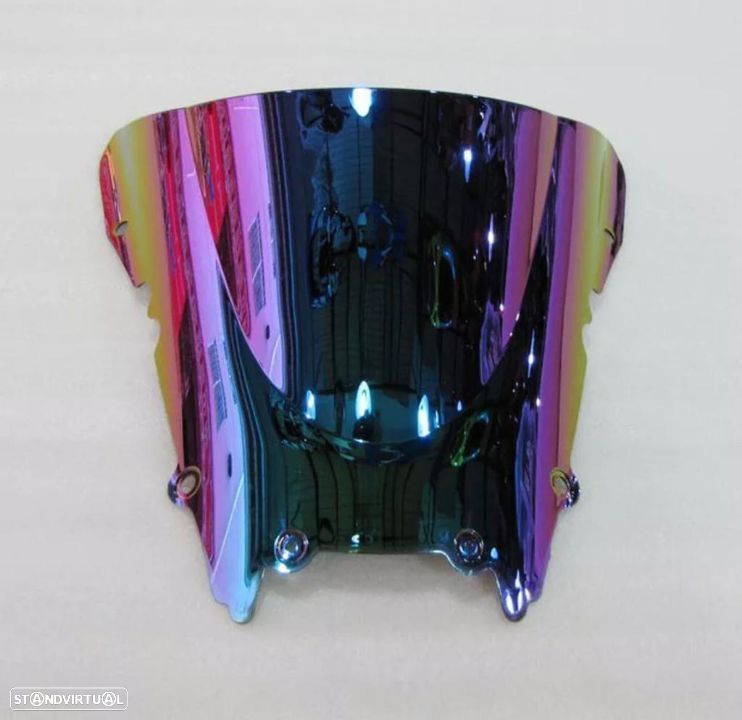 viseira nova yamaha yzf R6 ano 1998 ate 2002   vidro bolha - 4