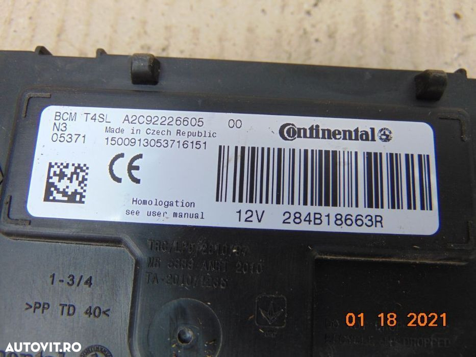 Modul BCM Renault Clio 4 an 2012-2019 calculator bcm Renault Clio 4 de - 3