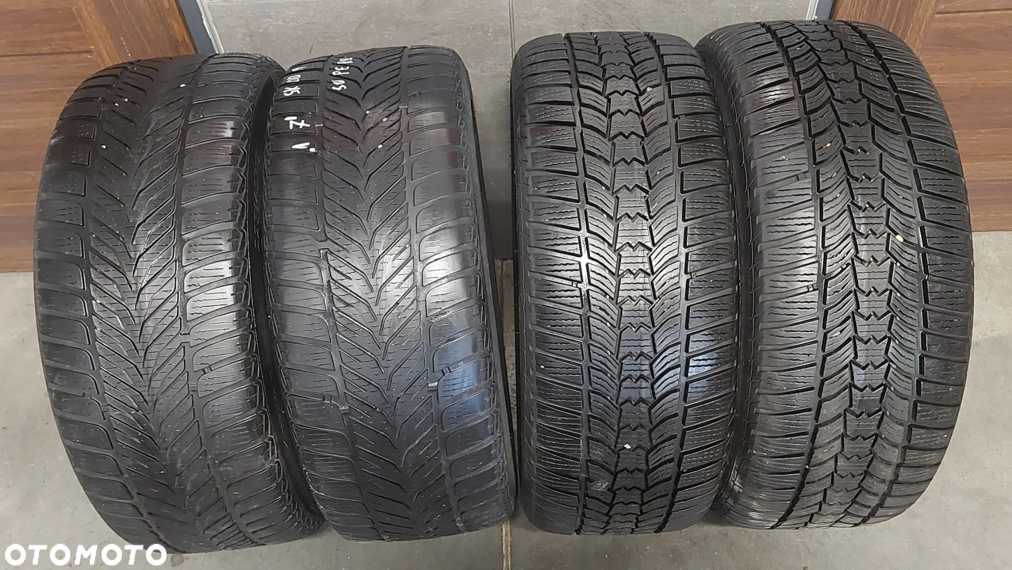 ALUFELGI ALUMINIOWE SKODA 225/45 R17 SAVA ESKIMO HP2 OPONY ZIMOWE FELGA ORYGINAŁ BIEŻNIK OPON 2 x po 7mm 2 x po 4mm - 10