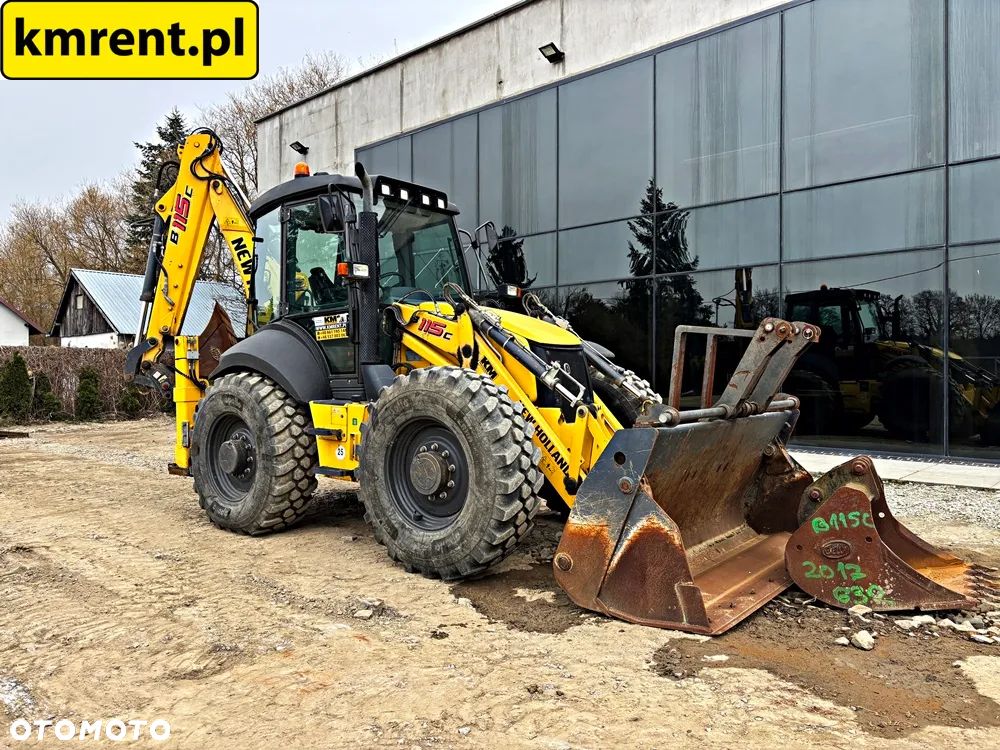 New Holland B 115 C KOPARKO-ŁADOWARKA 2017r. MTH: 3610 | jcb 3cx 4CX 5CX CAT 444 434 CASE 695 590 komatsu 97 - 7