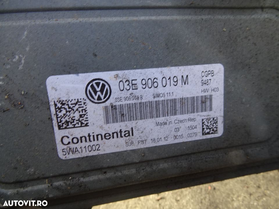 Calculator motor Volkswagen Polo 1.2 benizna CGP din 2012 - 2
