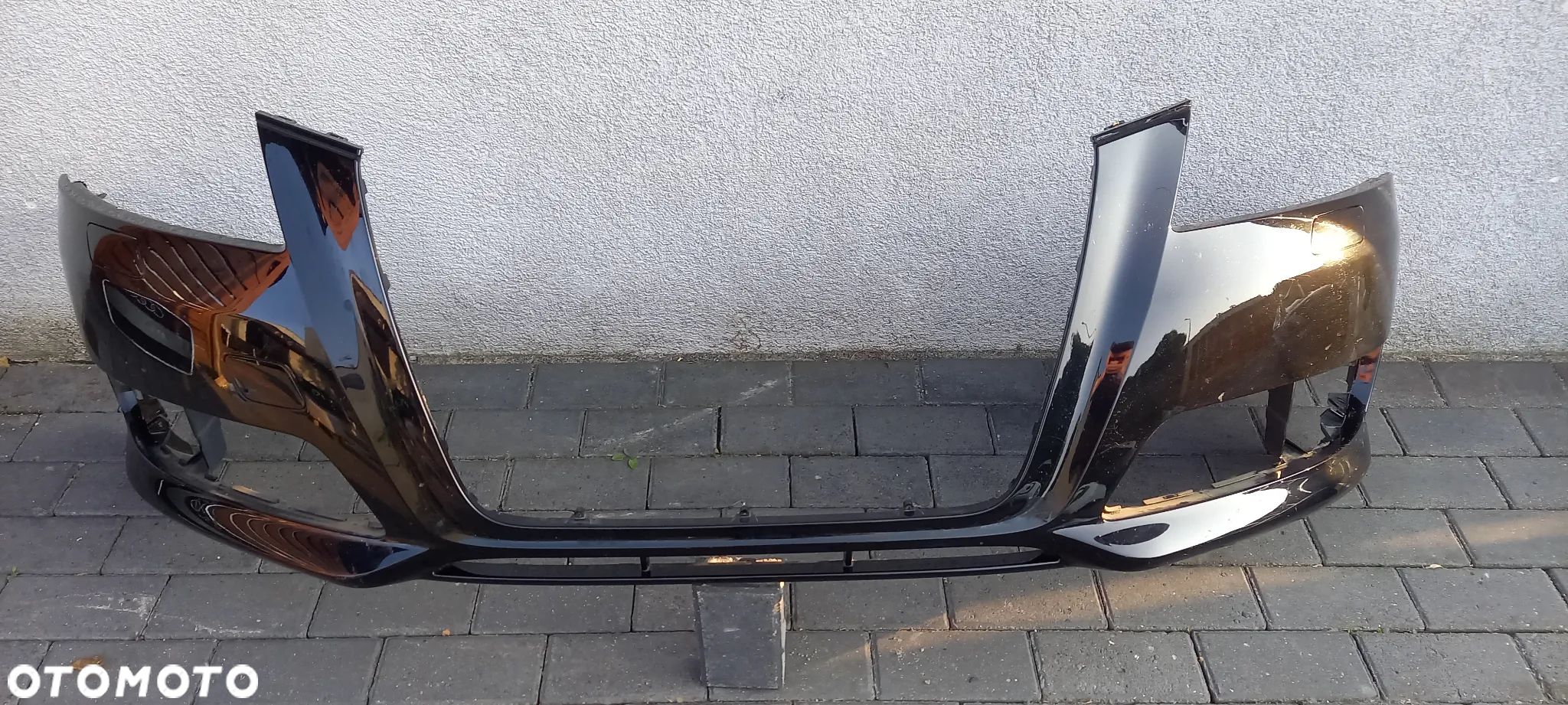Zderzak przód audi a3 lift  8p 09-12 czarny xenon spryski - 1