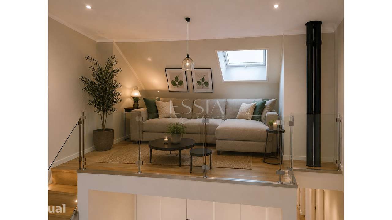 Apartamento T2 com Mezanino I Cozinha Open Space e Varanda I Perto VCI - Grande imagem: 4/8