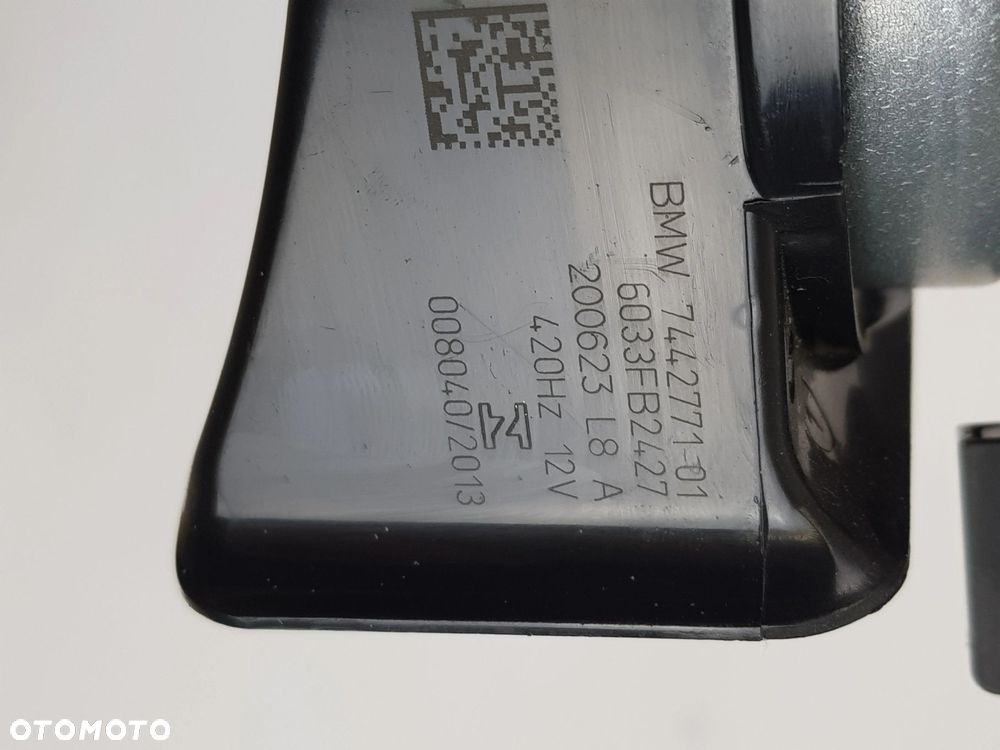 SYGNAŁ DŹWIĘKOWY KLAKSON NISKOTONOWY BMW 7442771 - 3