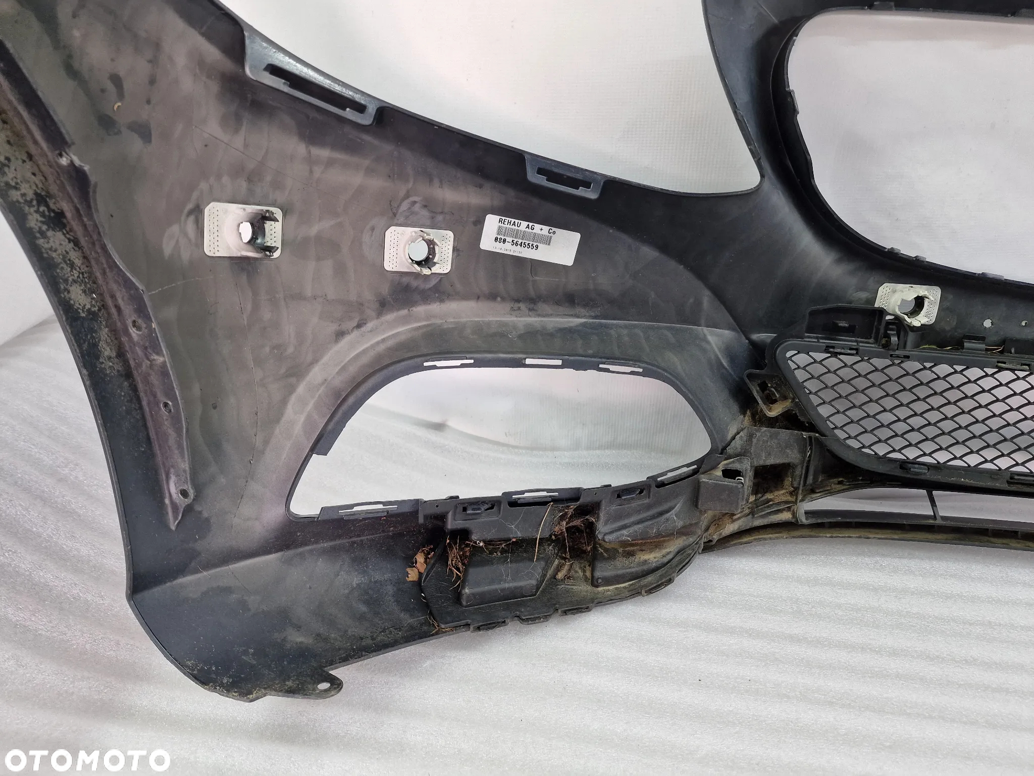 MERCEDES W205 C-KLASSA 13- ŁADNY ZDERZAK PRZEDNI PRZÓD NA 6X PDC , KOLOR SZARY METALIK ( GRAFITOWY ) , NR A2058850125 , NR AUKCJI NZ1286 - 23