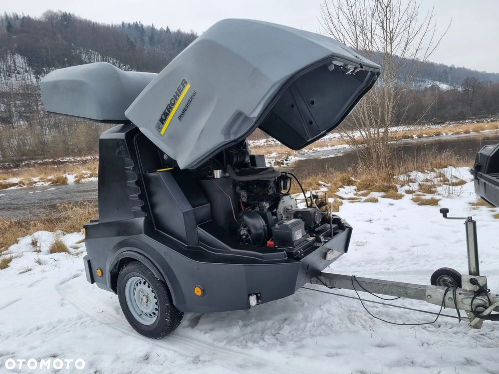 Kaercher Myjka na przyczepie Karcher HDS 17/20 DeTr1 2w1 czyszczenie parą i mycie gorącą wodą prekonfigurowana maszyna z Norwegii jak nowa - 3