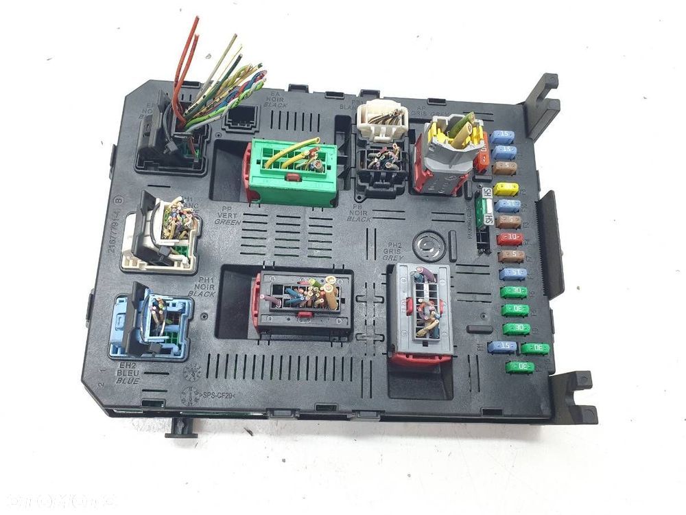 MODUŁ BSI SKRZYNKA BEZPIECZNIKÓW 9663510280 PEUGEOT 307 - 1