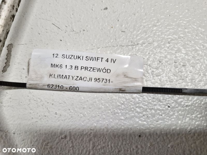 suzuki swift mk6 4 iv 1.3 b przewód wąż rurka klimatyzacji 95731-62j10 - 7