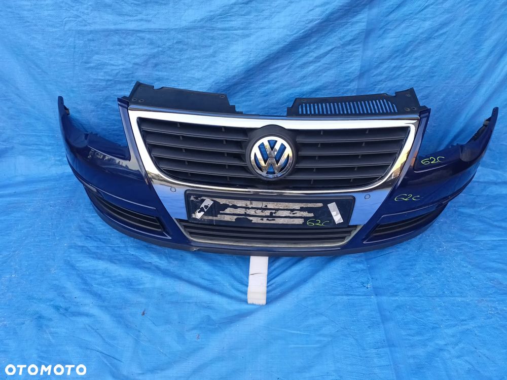 62C Zderzak Przód przedni VW Passat B6 PDC  wysyłka - 1