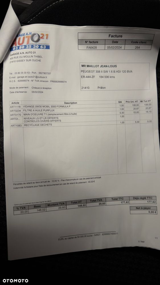 Peugeot 308 BlueHDi 120 EAT6 Stop & Start Active Business-Paket - 28