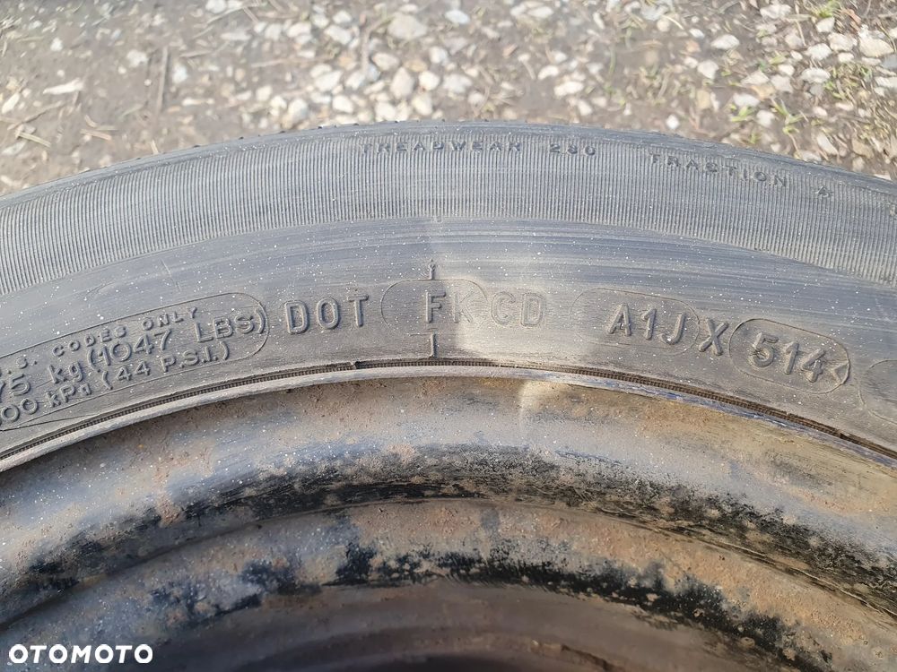 OPEL R14 4x100 ORYGINALNA FELGA OPONA LETNIA 175/65/R14 7.1mm KOŁO ZAPASOWE 14 5.5J ET49 OTWÓR 56.5mm 2140109 - 4