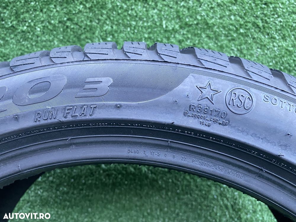 Set 2 anvelope iarna Pirelli SOTTOZERO 3 Runflat 225 45 R18 RSC OE BMW - 6