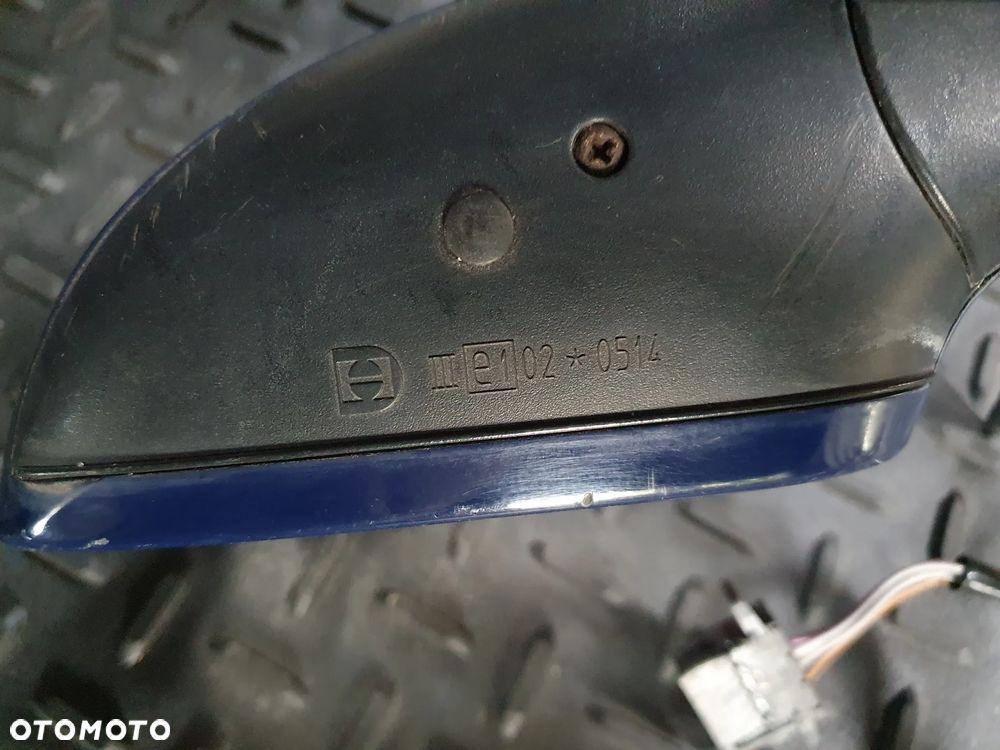 VW PASSAT B5 LUSTERKO PRAWE ELEKTRYCZNE 5PIN E1020514 3B0857934 NIEBIESKIE POSIADAM 2SZT - 4