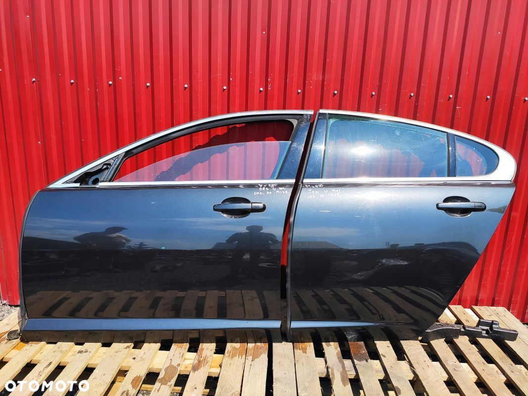 JAGUAR XF X250 DRZWI LEWY PRZÓD LEWE PRZEDNIE ORYGINAŁ ŁADNE W KOLOR - 1