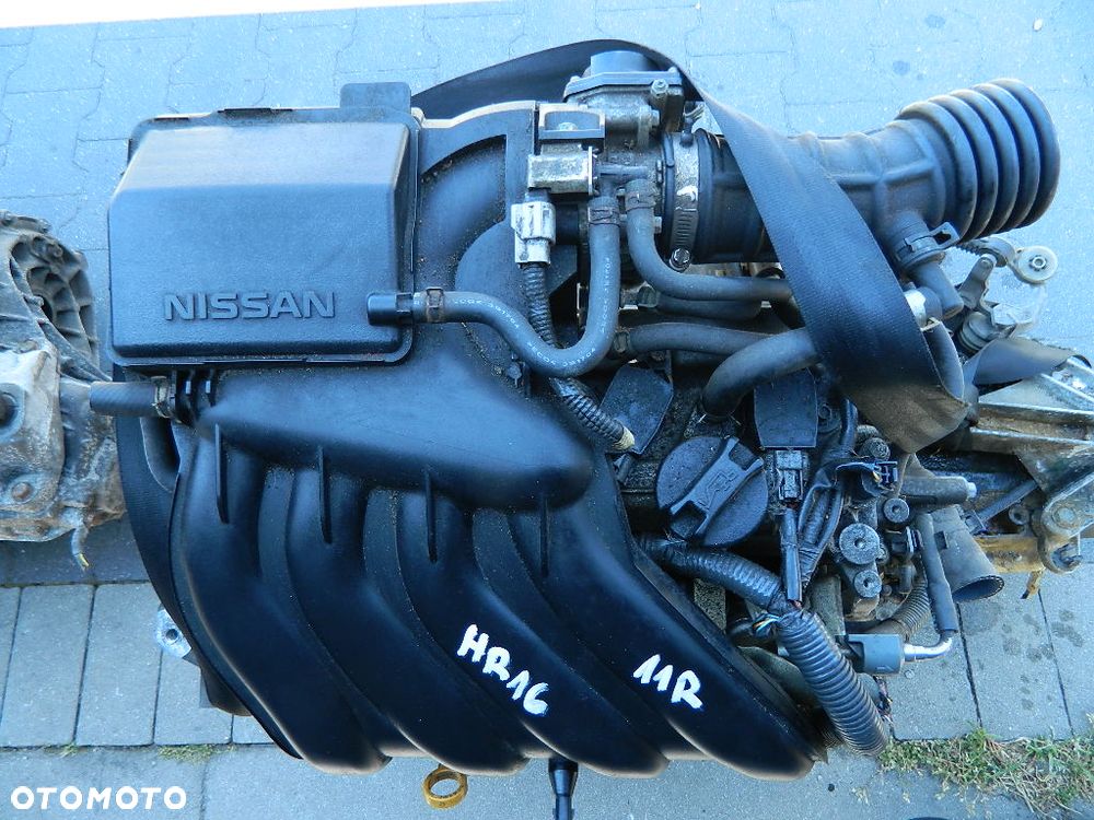 SILNIK 1.6 16V HR16 HR16DE 2011R 8 WTRYSKÓW 2 ZMIENNE FAZY NISSAN JUKE F15 QASHQAI J10 KOMPLETNY - 1