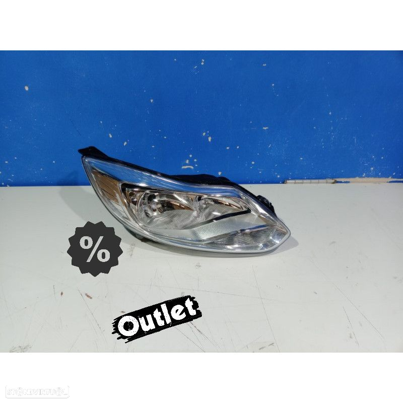 R017007C1 FAROL DIR FORD FOCUS IV 11-14 FUNDO CROMADO - 5