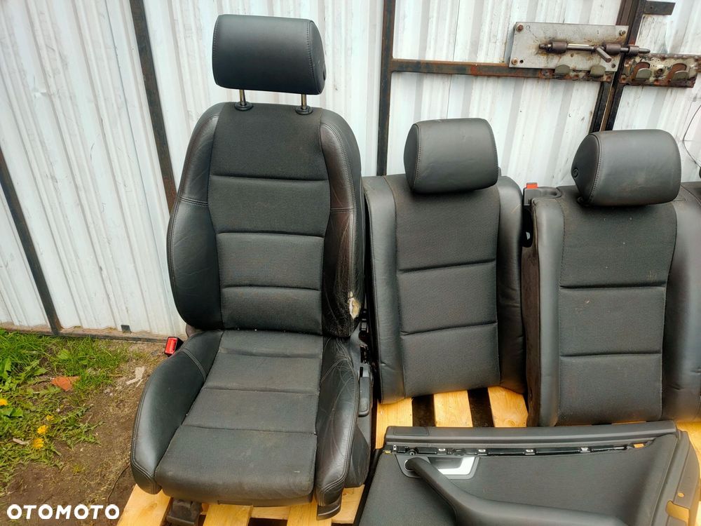 fotele kanapa audi a4 b6 speed s line pół skóra komplet - 3