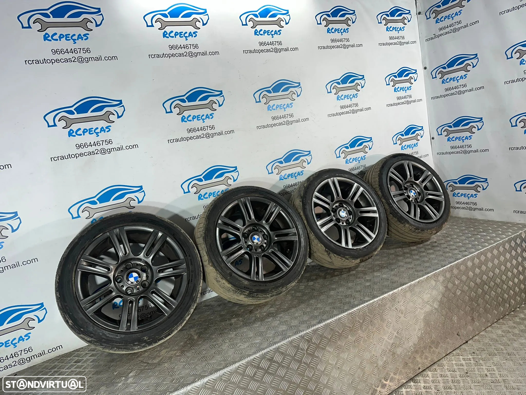 .Conjunto Jantes 17 Originais Pack M Style 194 BMW 5x120 8.0J 8.5J ET34 ET37 8036935 8036936 - 3