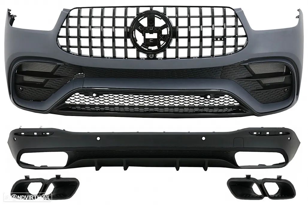 Body Kit Mercedes GLE W167 SUV (2019 em diante) Look 63S - 1