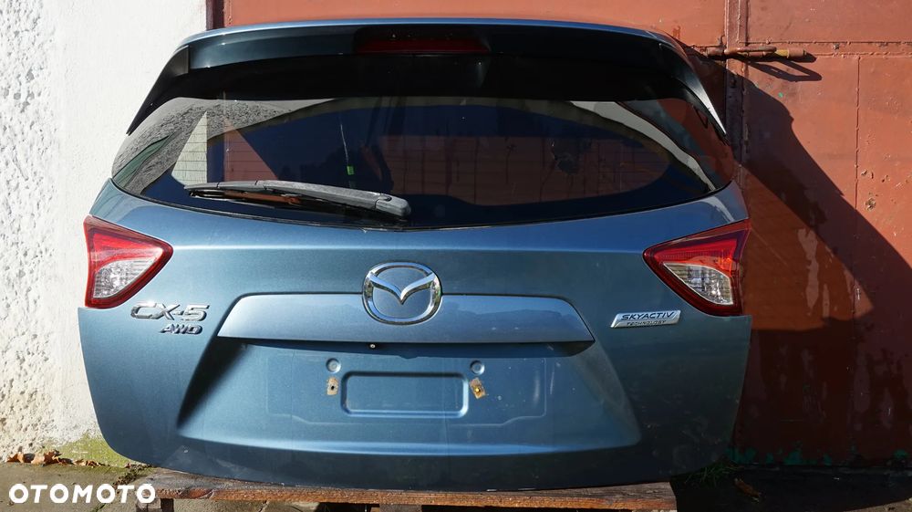Mazda CX-5 tylna klapa bagaznika z szyba oryginalny lakier kolor 42B 2012- - 1