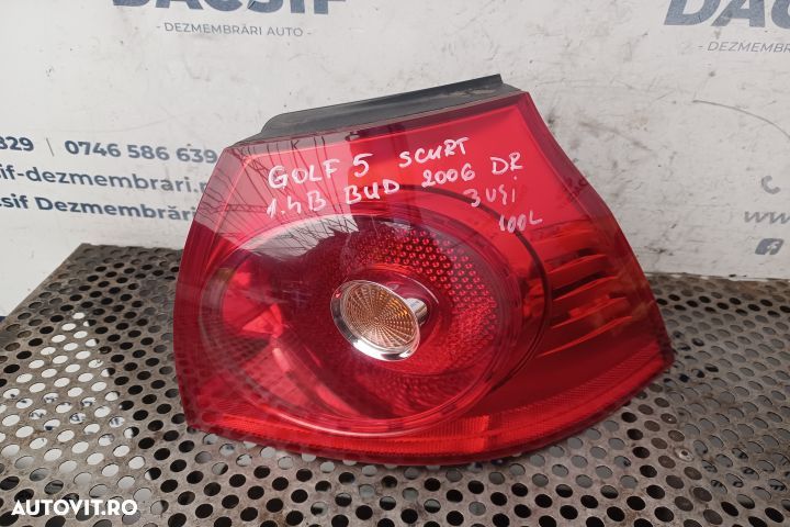 Lampa stop dreapta pe aripa DOUA USI 1K6945096Q Volkswagen VW Golf 5  [din 2003 pana  2009] seria H - 2