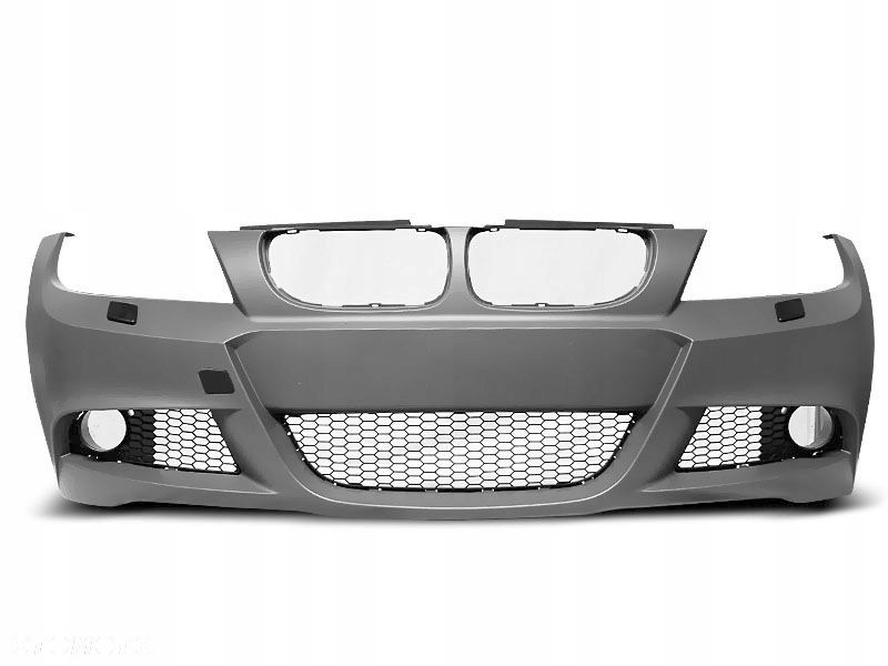 Zderzak przod kpl kratki Tuning M pakiet tech look Bmw 3 e90 e91 Lift LCI - 3
