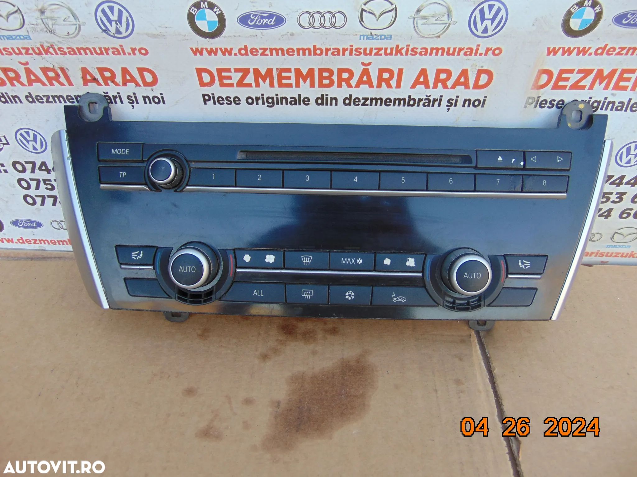 Panou clima navigatie BMW F07 seria 5 gt f10 f11 - 1