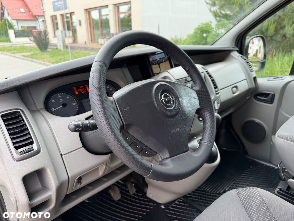 Opel VIVARO L2H1 Długi Klima Dubel Kabina 5os Brygadówka Hak Dźwig - 11