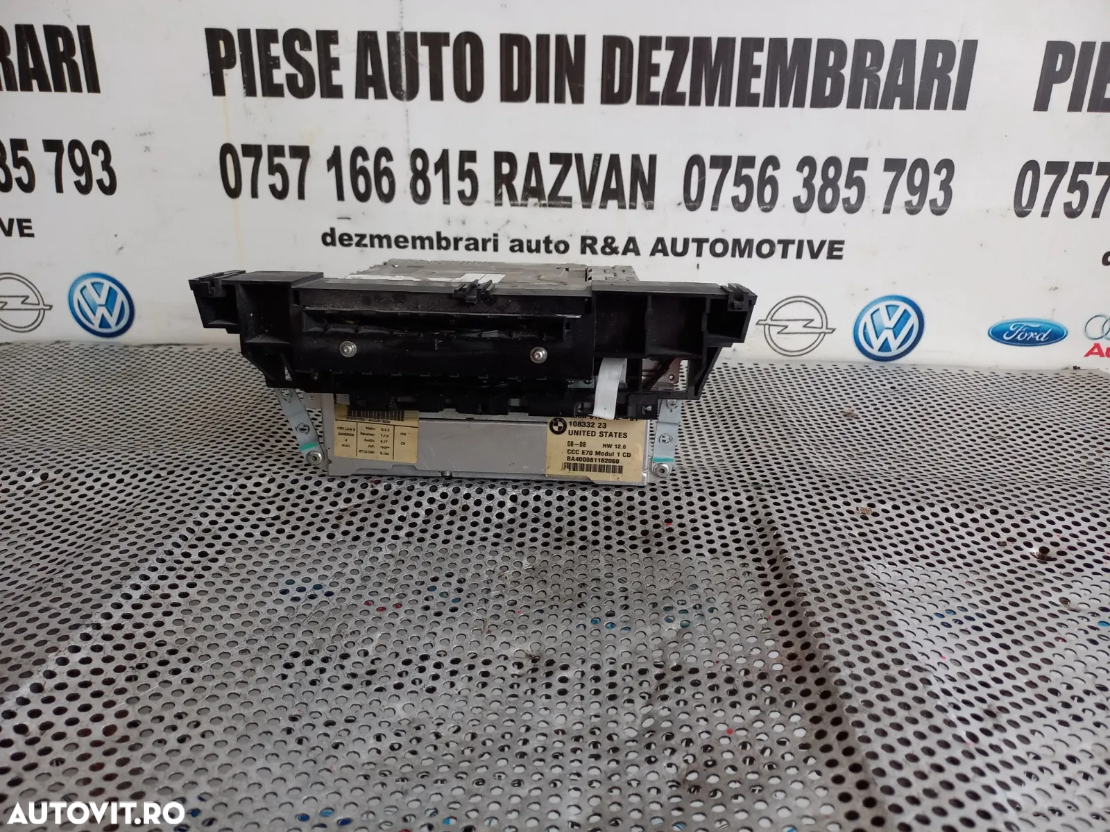 Modul Unitate Radio CD Navigatie Bmw X5 X6 E70 E71 CCC Cod  - Dezmembrari Arad - 7