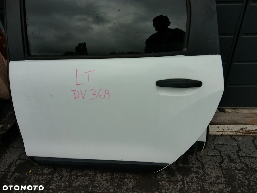 DACIA LODGY DRZWI LEWE TYLNE BIALE DV369 KOMPLETNE ROWNIEZ INNE CZESCI - 6