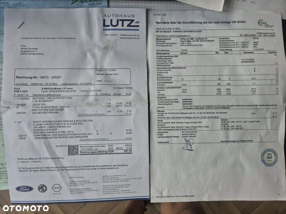 Ford S-Max 1.5 Eco Boost Start-Stopp Titanium - 33