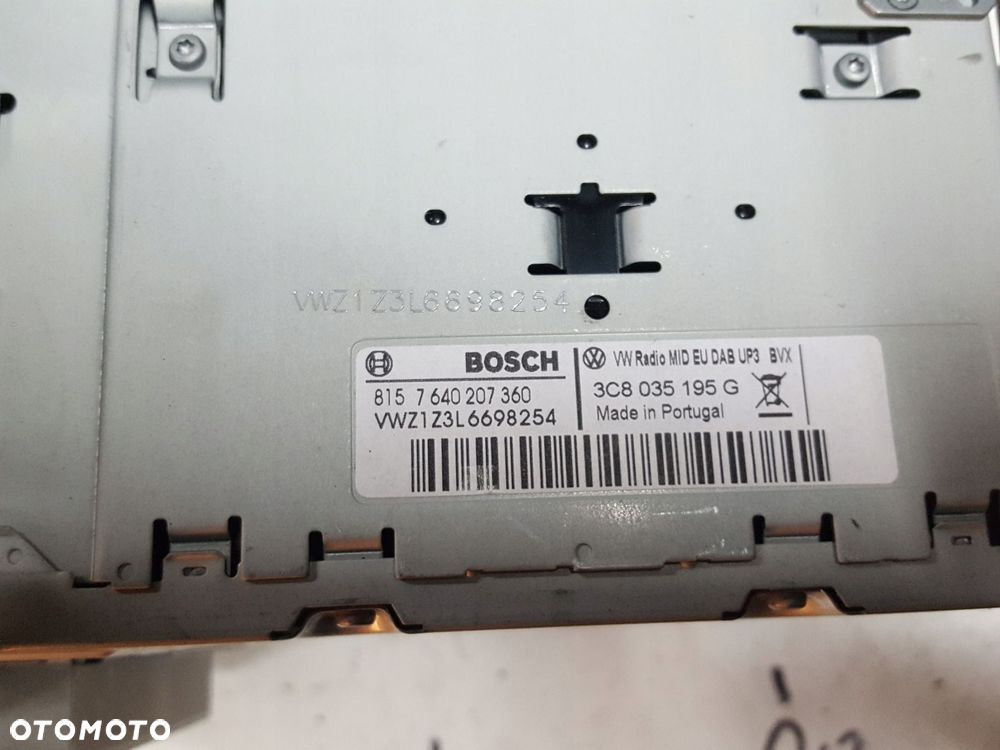 VW GOLF 6 VI JETTA RADIO CD RADIOODTWARZACZ 3C8035195G - 3