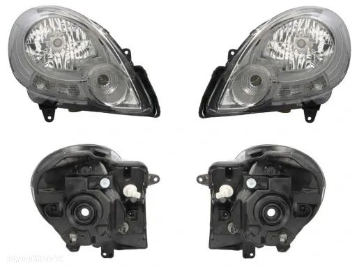 Reflektor Lampa Przednia RENAULT KANGOO II 2008-2015 Srebrna Nowa - 1