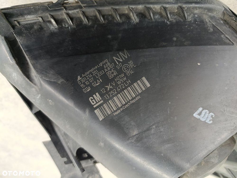 LAMPA PRZÓD LEWA OPEL ZAFIRA B 13252472LH 0301214201 - 8