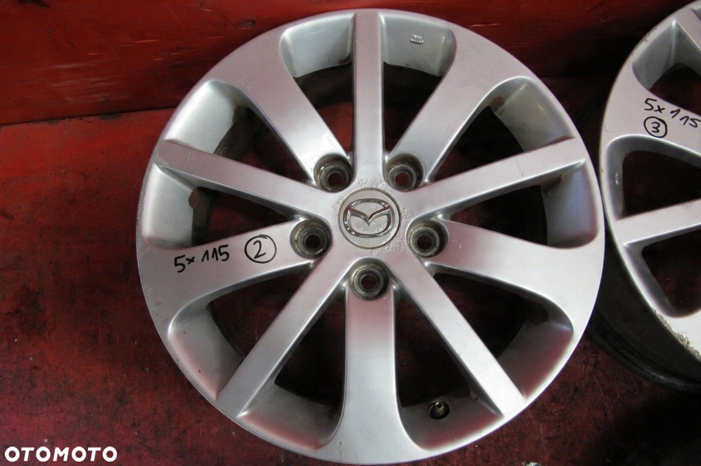 MAZDA 5 CR19 FELGI ALUMINIOWE 16 6.5J ET52 5x114.3 9965526560 KOMPLET - 4