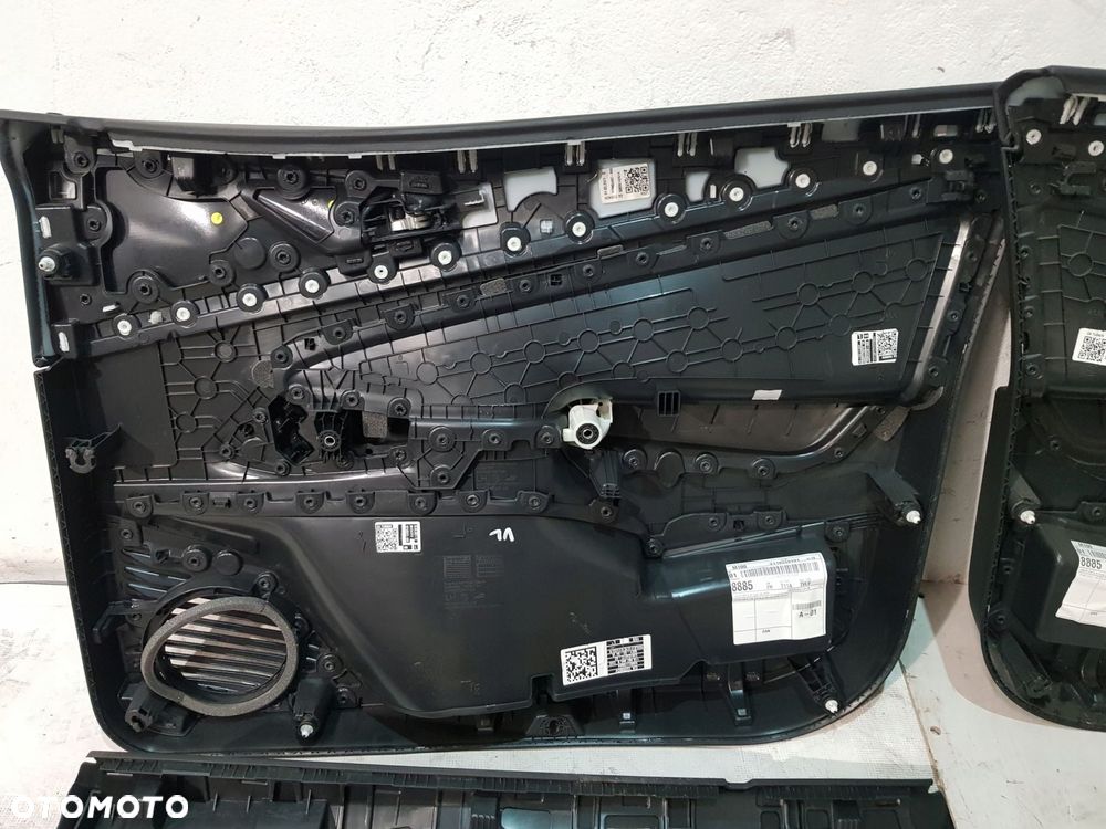 boczki tapicerka drzwi komplet vw id 4 skóra eur 21r - 9