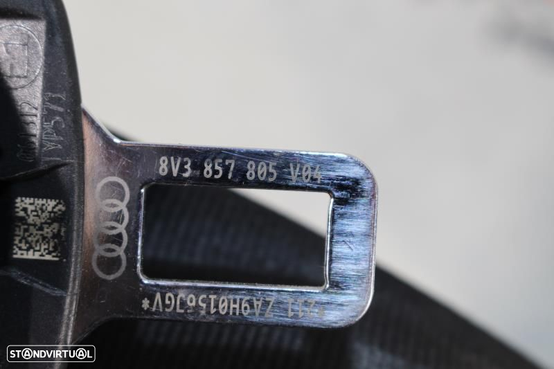 Cinto Traseiro  Audi A3 Sportback (8Va, 8Vf)  Cintos De Trás Audi A3 8 - 8