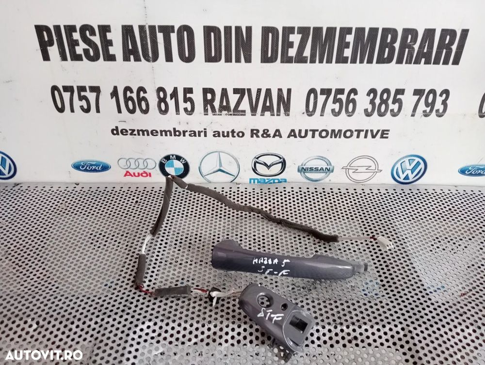 Maner Usa Stanga Dreapta Fata Keyless Entry Mazda 5 An 2005-2006-2007-2008-2009-2010 Volan Stanga - - 1