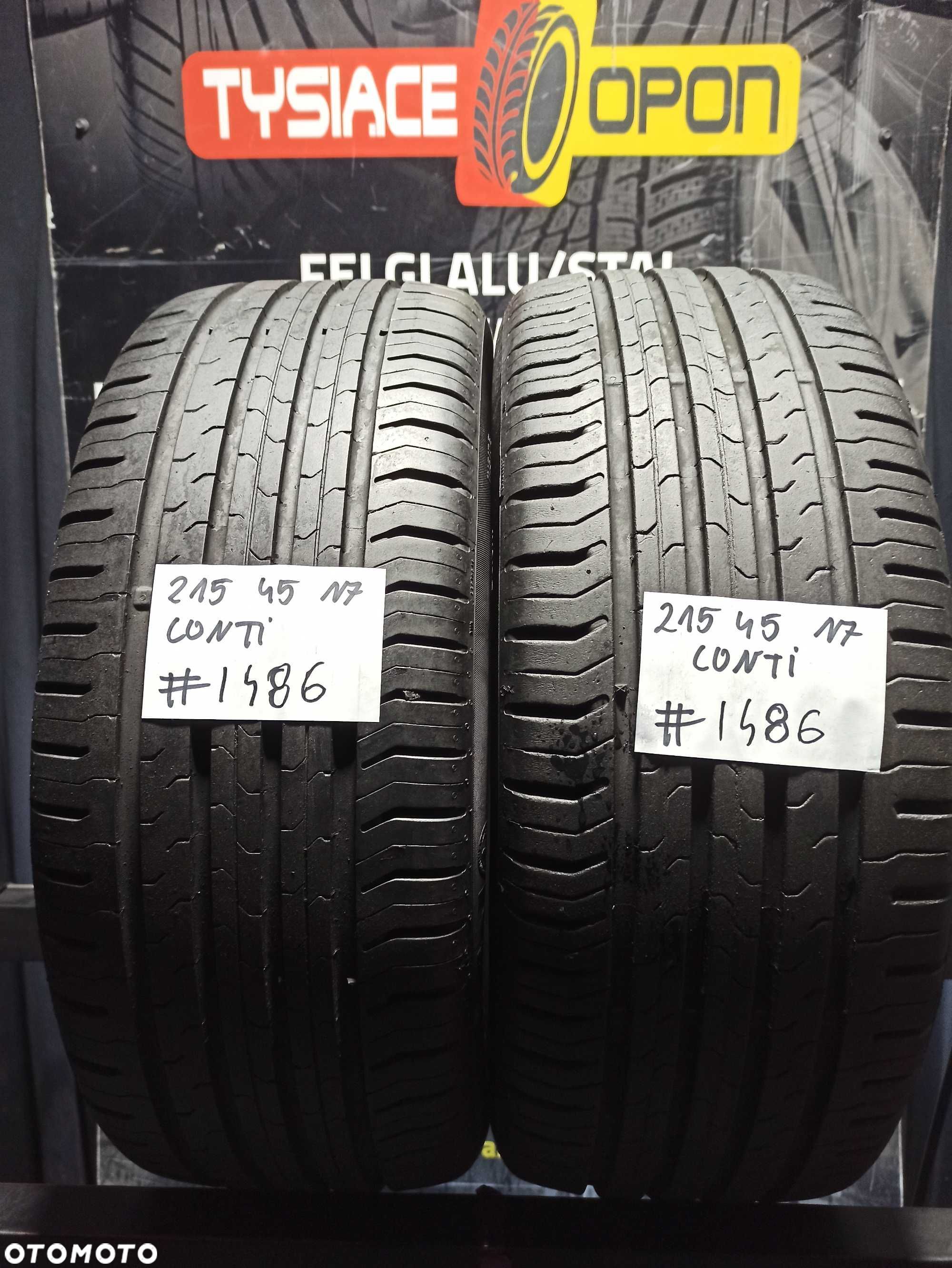 Opony Letnie 215/45/17 CONTINENTAL ECOCONTACT #1486 - 1