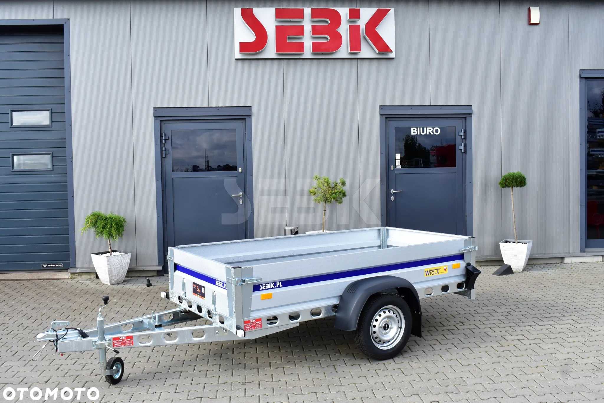 Wiola SUPER MOCNA PRZYCZEPA JEDNOOSIOWA WIOLA Krakus. Lekka do 750 kg. - 2