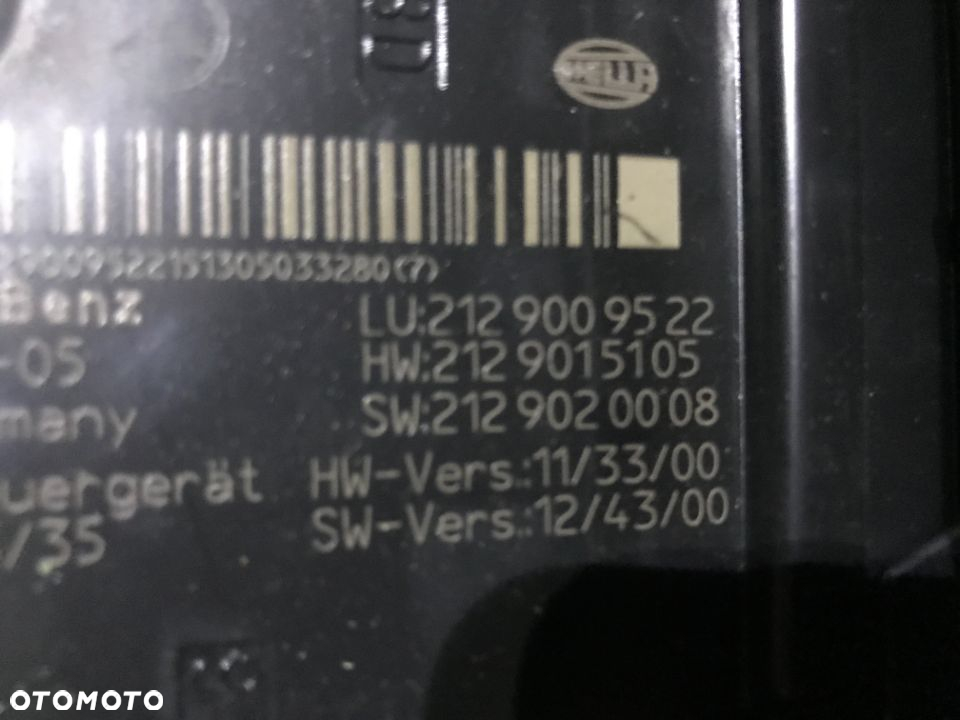 MERCEDES 204 212 MODUL SAM TYL 2129009522 - 2