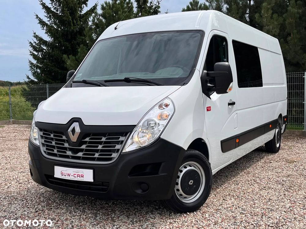 Renault Master L3H2 2.3dCi 130KM, Brygadówka/Doka 6-cio Osbowa, Klima, Tempomat, WEBASTO, Salon Polska, Pierwszy Właściciel, FV 23%, Bardzo Zadbany !!! - 1